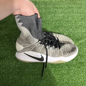 Mens Nike Hyperdunk 2016 Flyknit Oreo Black White Sneakers Shoes Mens size 11